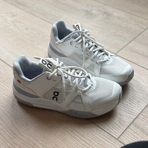 On Cloud White Athletic Shoes